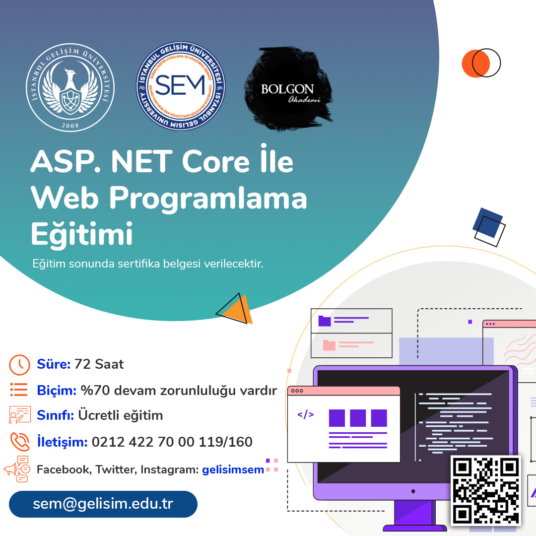 ASP. NET Core ile Web Programlama Eğitimi